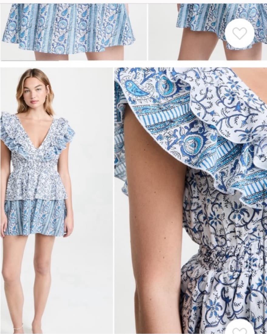 Playa Lucila Ruffle Minidress   - Image 3