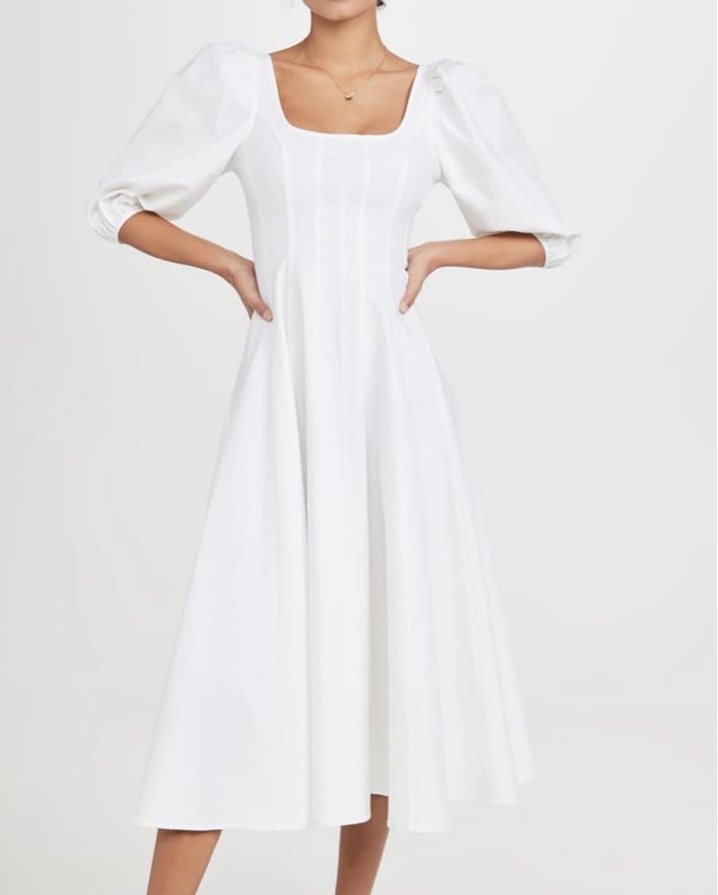 Staud Swells White Dress - Image 1