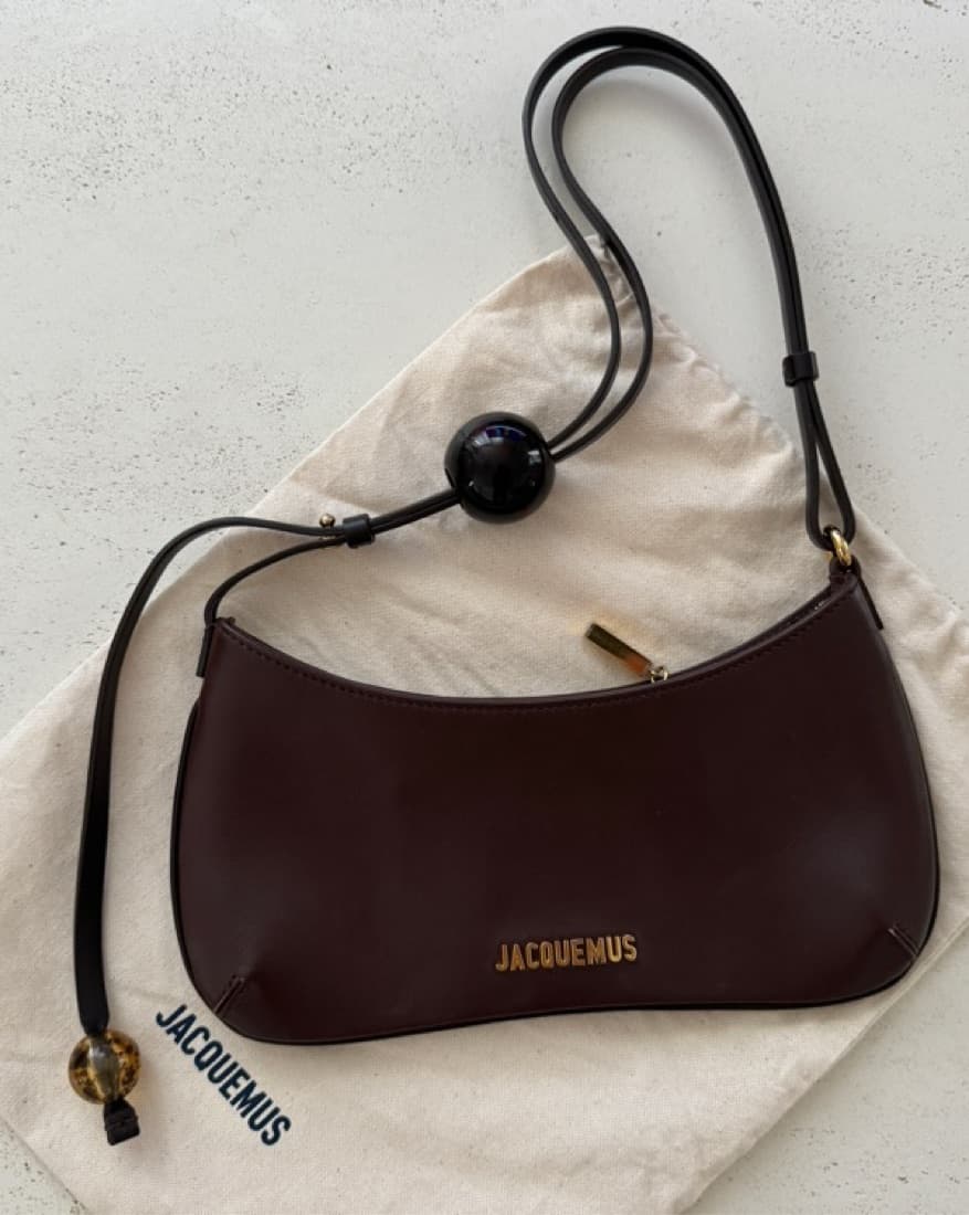 JACQUEMUS Le Bisou Perle leather shoulde - Image 5