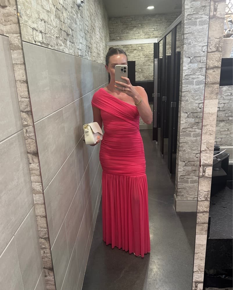 pink semi/formal dress - Image 1
