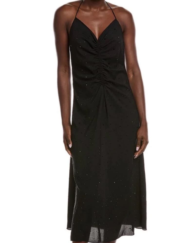 SANDRO WOVEN MINI DRESS - Image 1