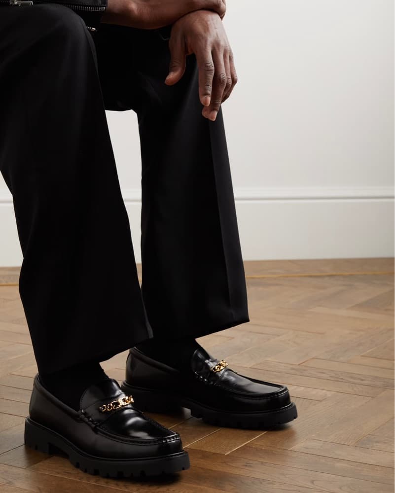 Celine Triomphe Leather Loafer - Image 2