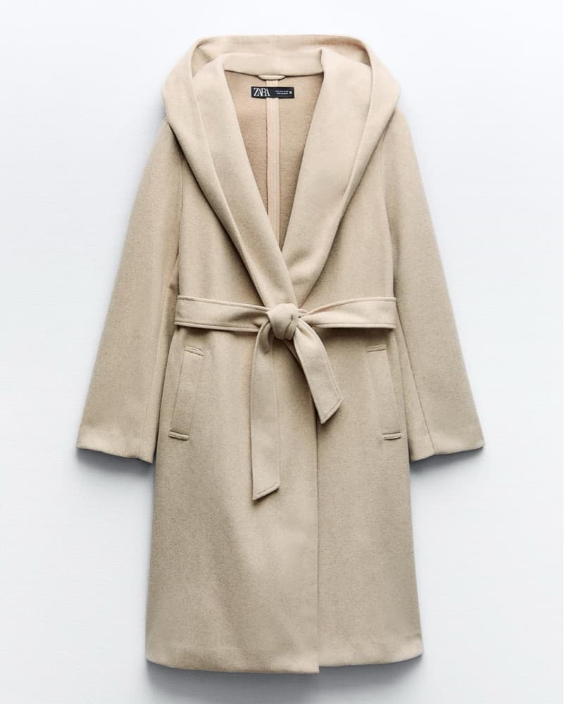 Soft Hooded Coat - Image 1