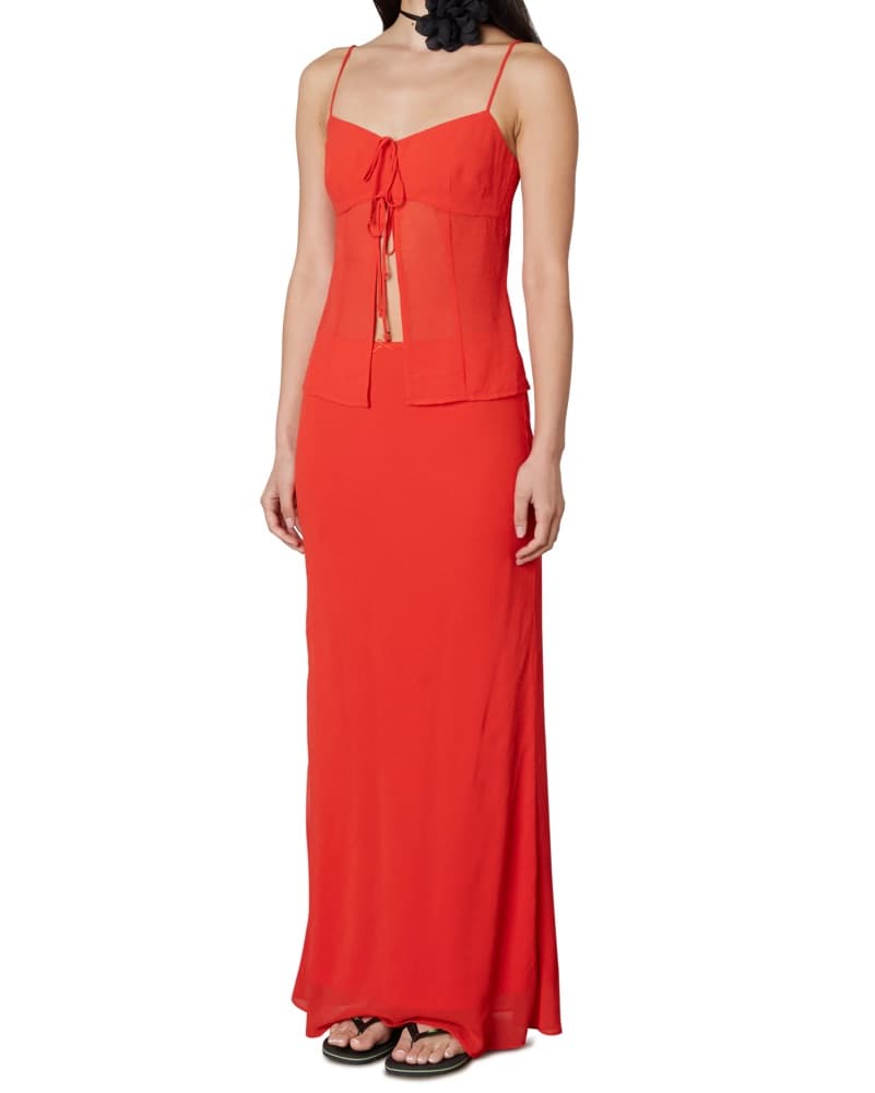 Vibrant Red Maxi Set - Image 3