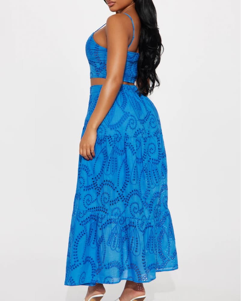 Vibrant Blue Two-Piece Set - Image 2