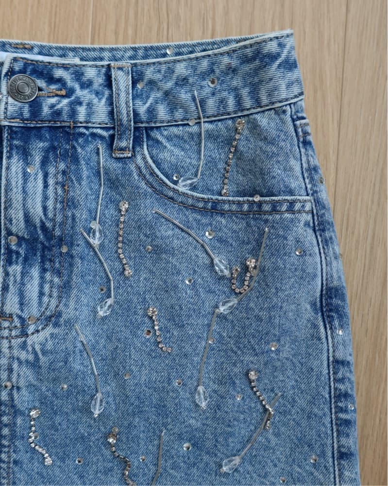 F21 Sequence Denim Skirt - Image 2