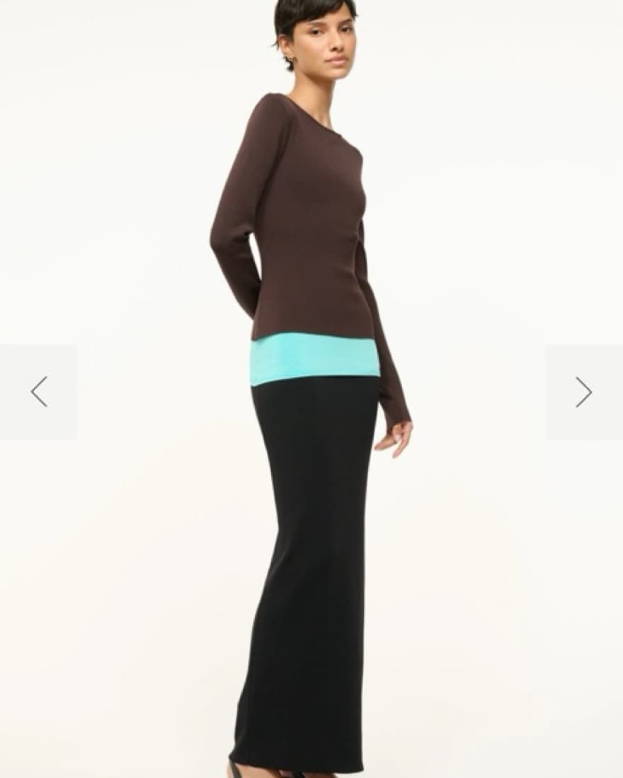 Staud Carlio Colorblock Dress - Image 3