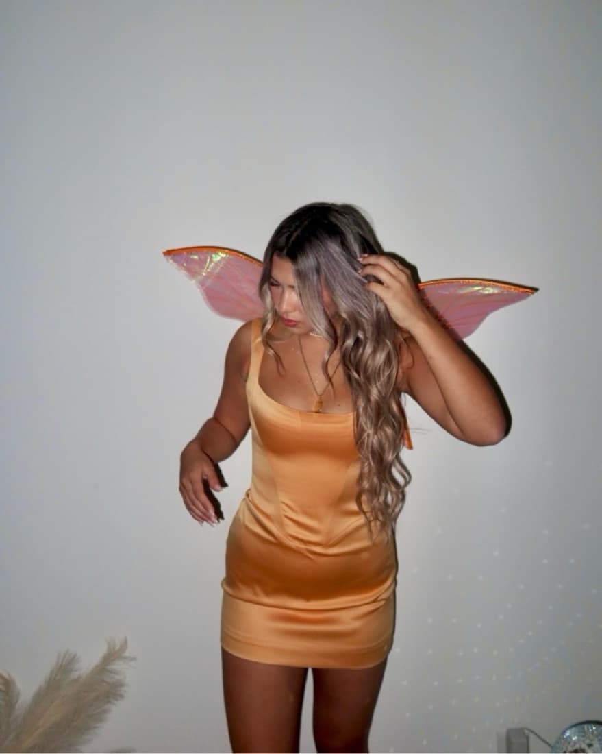 HOUSE OF CB Eyna Apricot Dress - Image 4