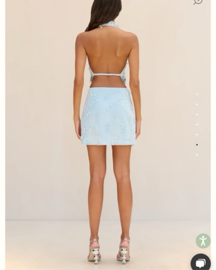 Cult Gaia Issey Dress In Hydrangea  - Image 5
