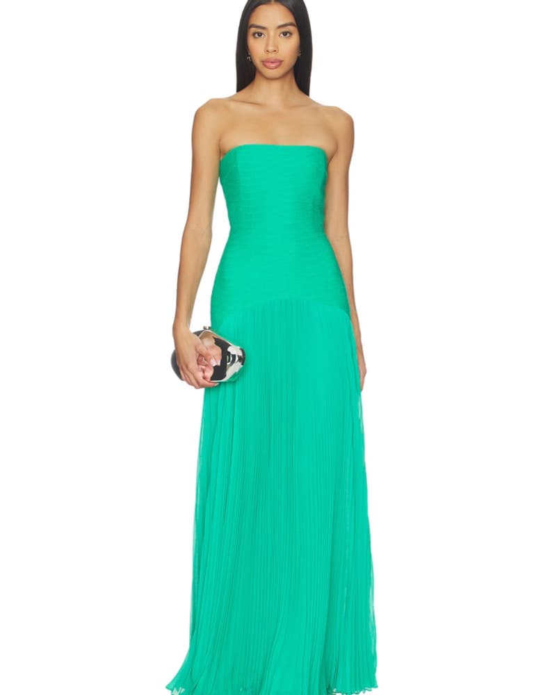 Alexis Sunnovia Dress In Green - Image 1