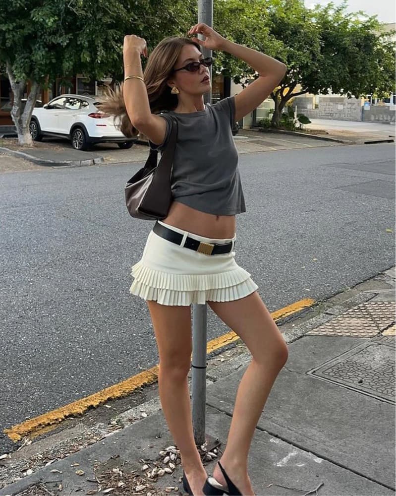 Ruffle Mini Skirt  - Image 2