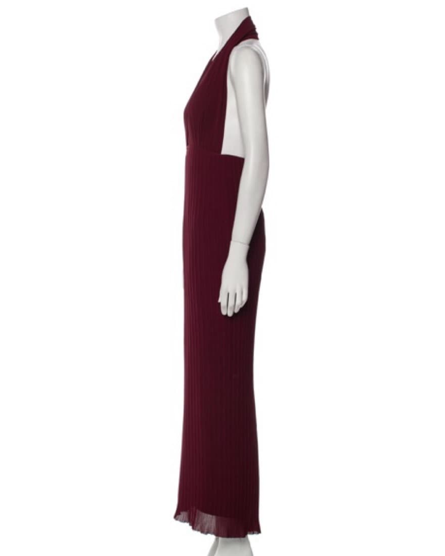 Solace london Backless Halter Gown - Image 4