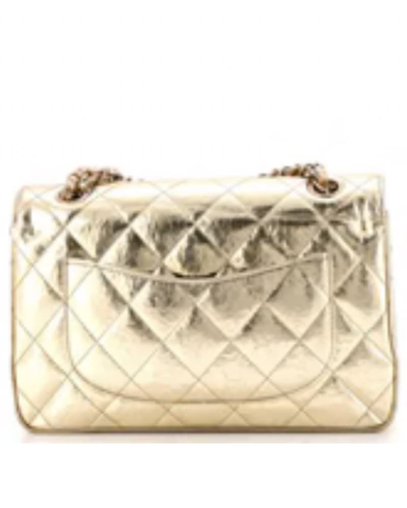 Chanel Gold Metallic Shoulder Bag - Image 3