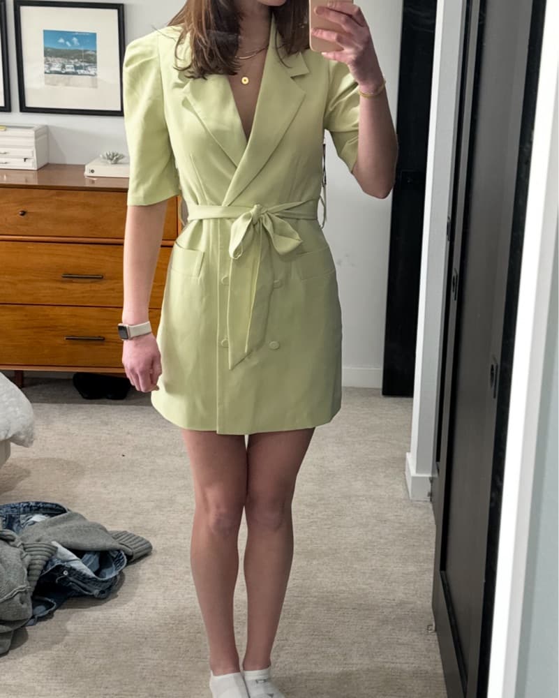 Randy Puff-sleeve Blazer Dress - Image 3