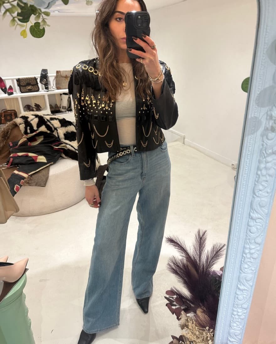 Vintage Leather Jacket  - Image 1
