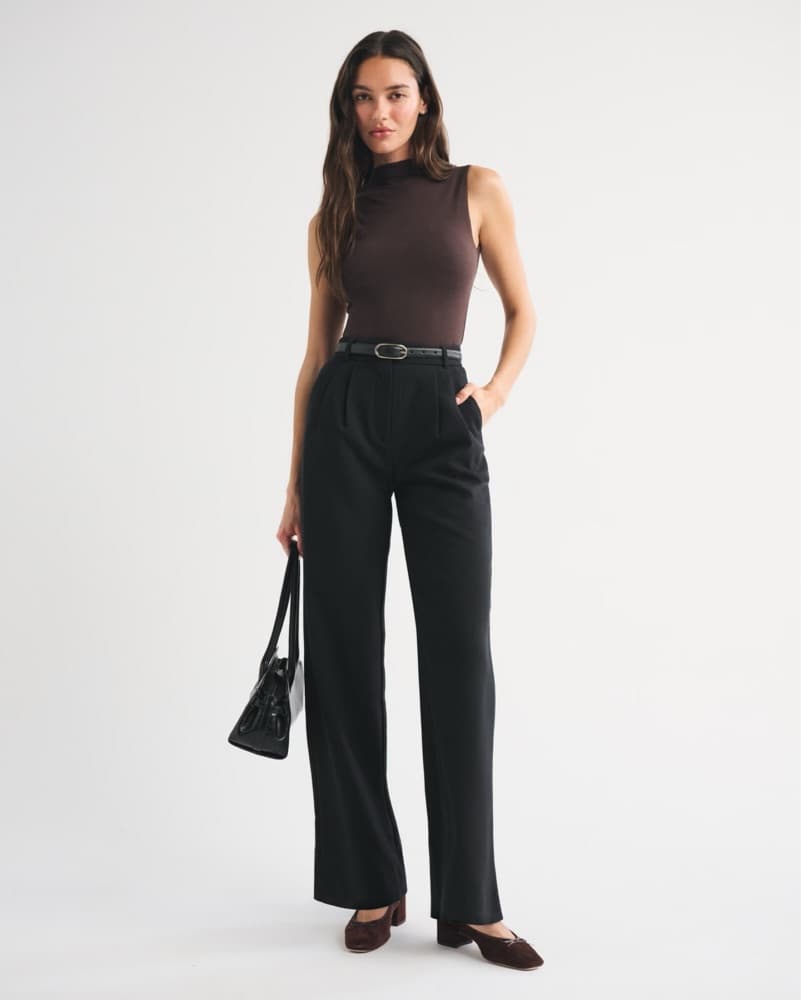 A&F Sloane Pant in Black - Image 1