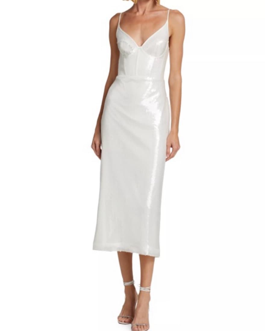David Koma Sequined Midi Dress - Image 2