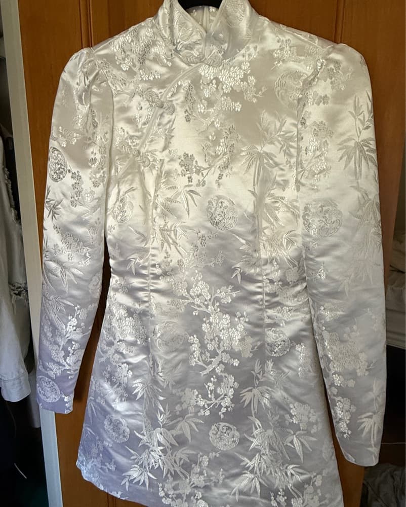Sau Lee Chinese Jaquard Mini Dress - Image 4