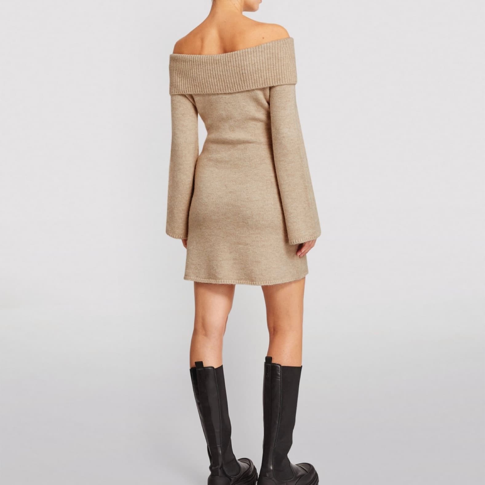 Cult Gaia Sophie Tan Sweater Dress - Image 2