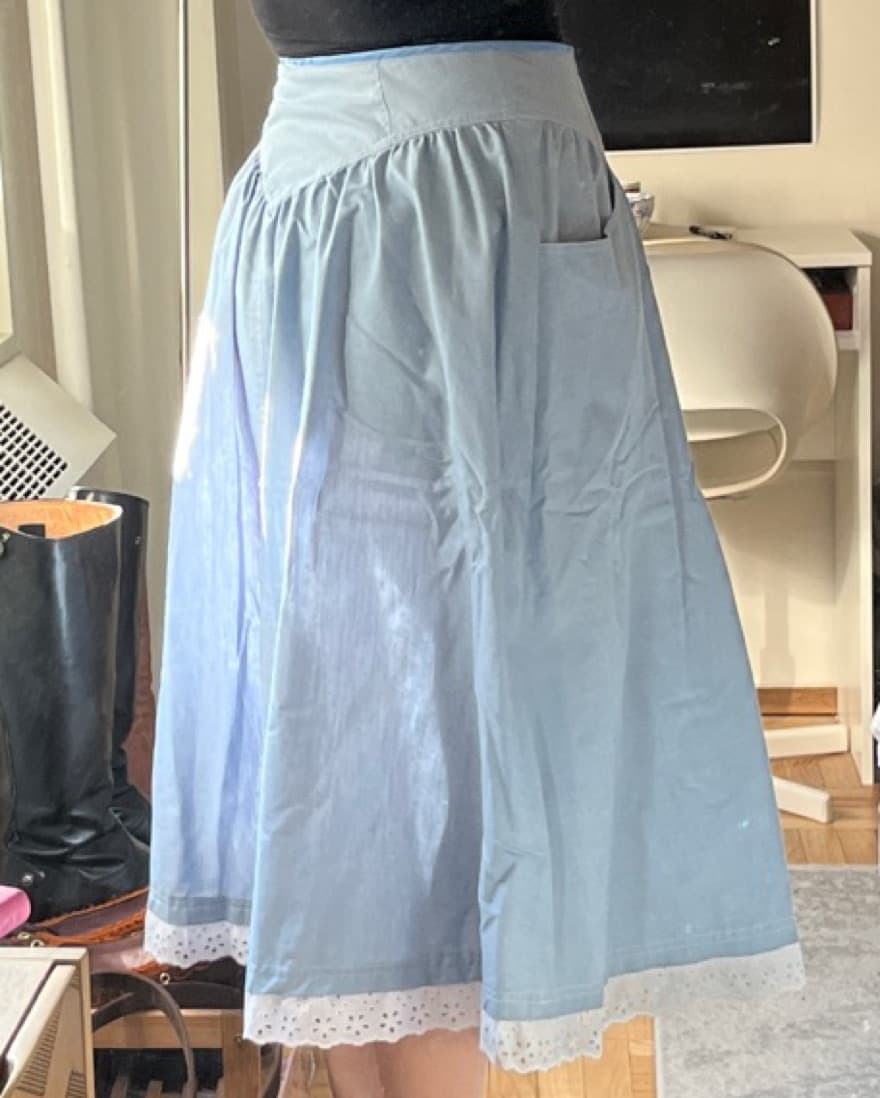 Vintage High Waist Skirt - Image 2
