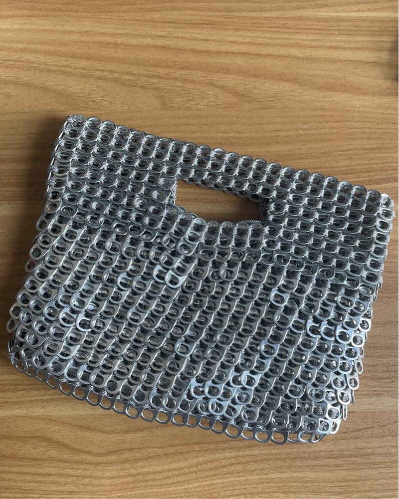 Silver Mesh Clutch - Image 3