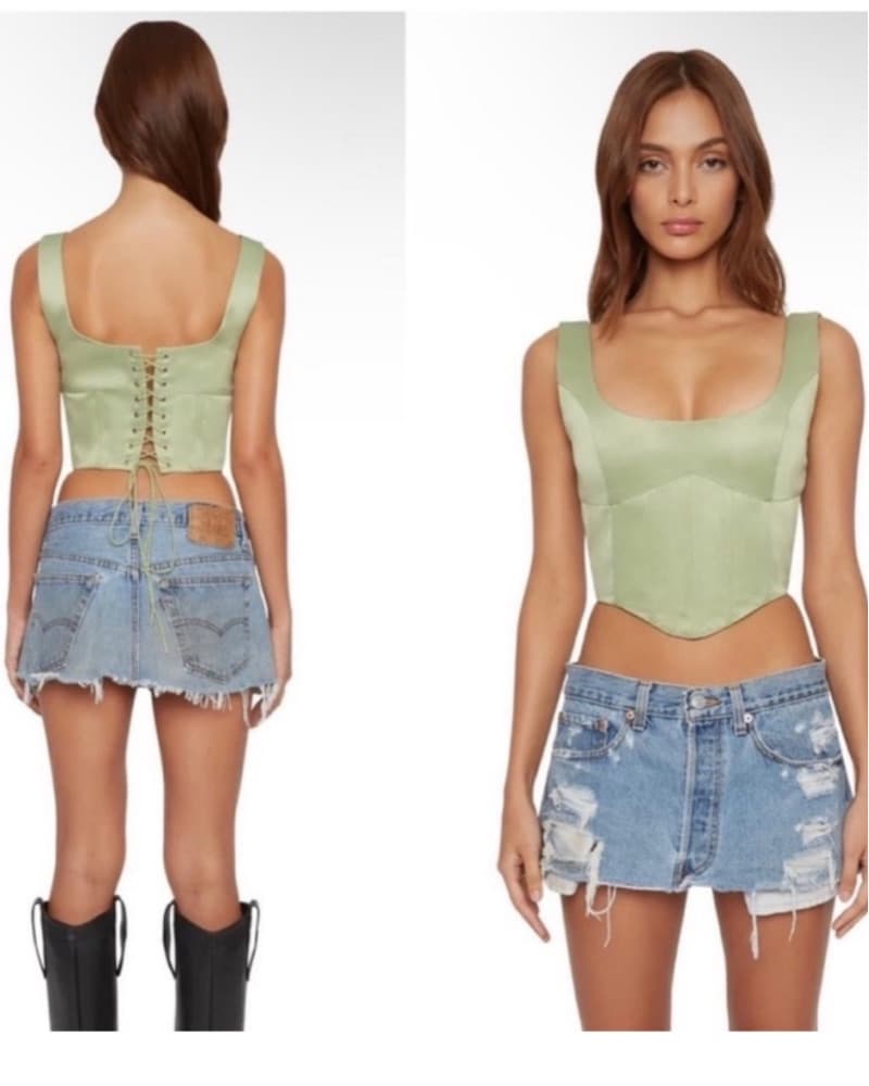 Green Guizio Corset - Image 1