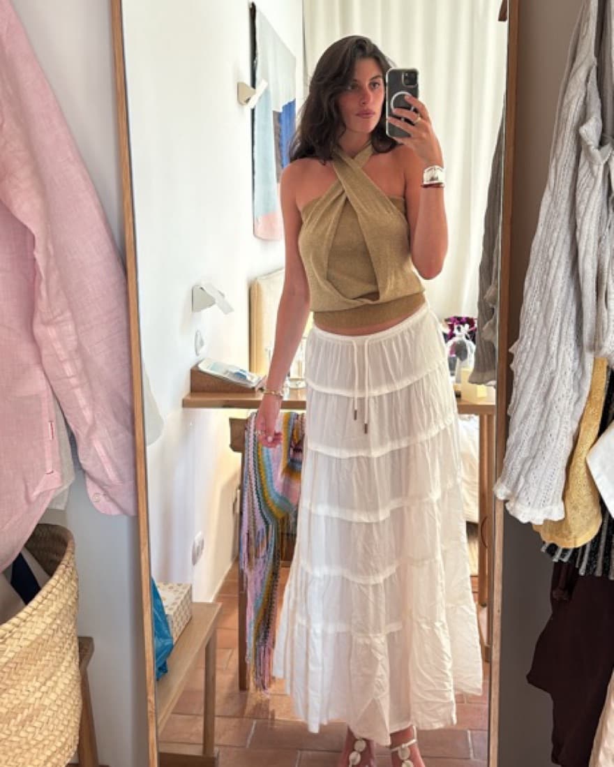 Vintage Gold Halter - Image 1