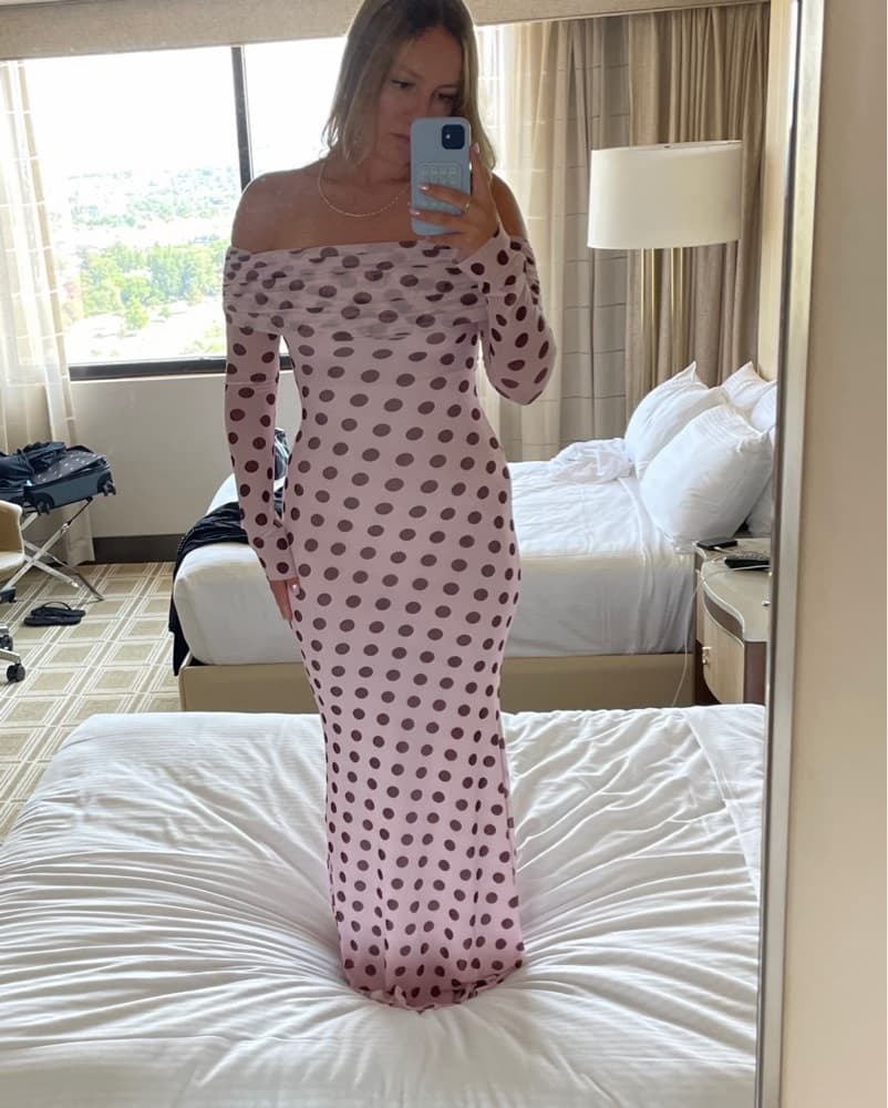 Anthro Off The Shoulder Long Sleeve - Image 1