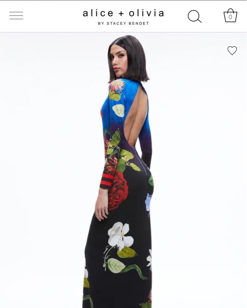 Alice And Olivia gown Wore Once - Image 3