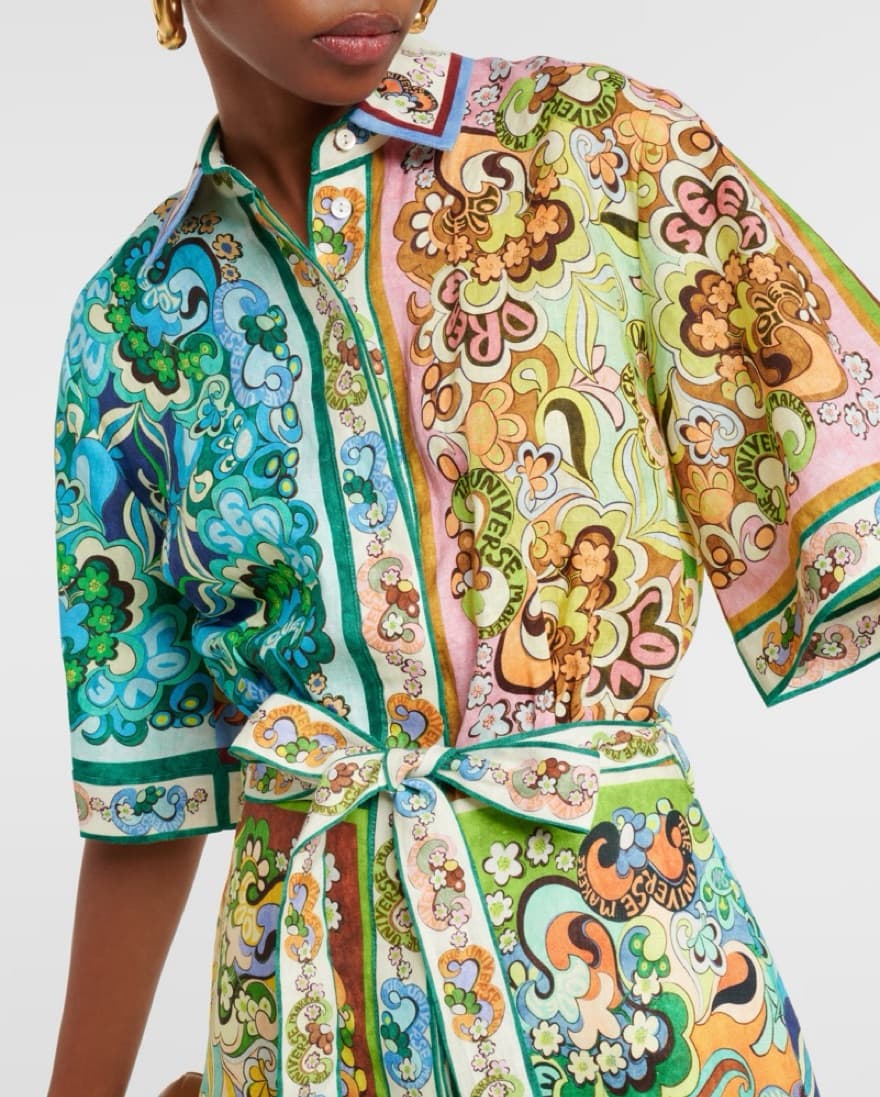 ALÉMAIS Dreamer Floral Linen Dress - Image 2