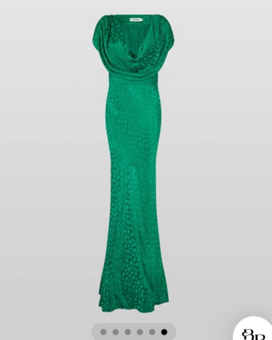 Rat and Boa Odessa Dress In Green - Image 2