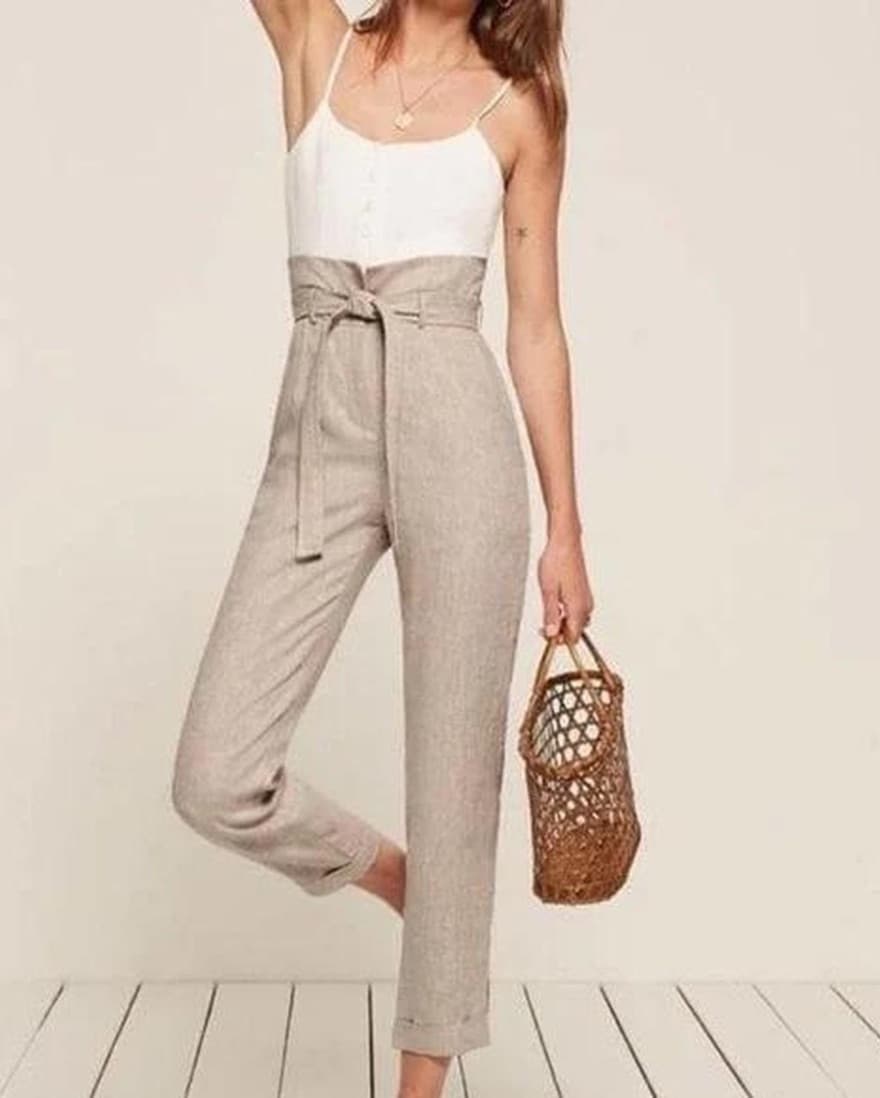 Reformation Linen Jumpsuit - Image 1