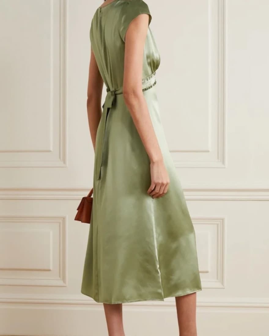 Reformation Kaye Silk Dress - Image 2