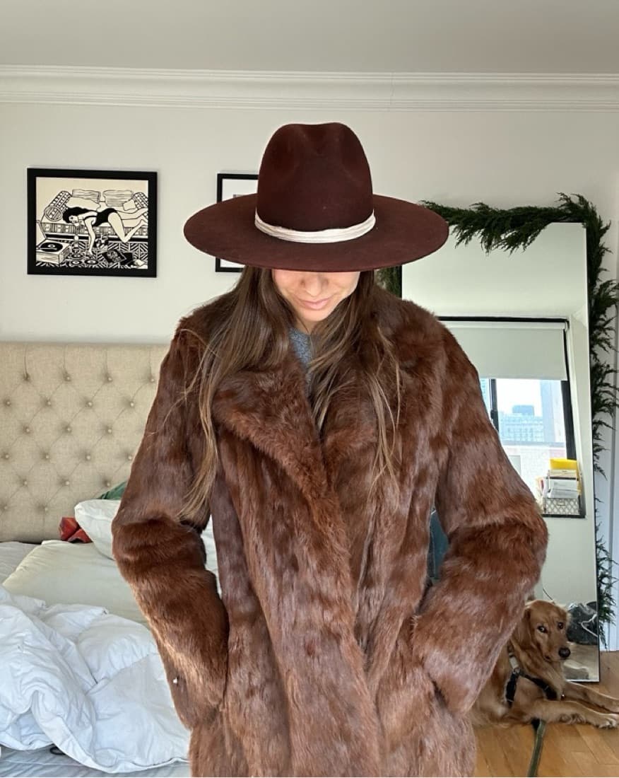 Size Small Rabbit Fur Coat! - Image 2