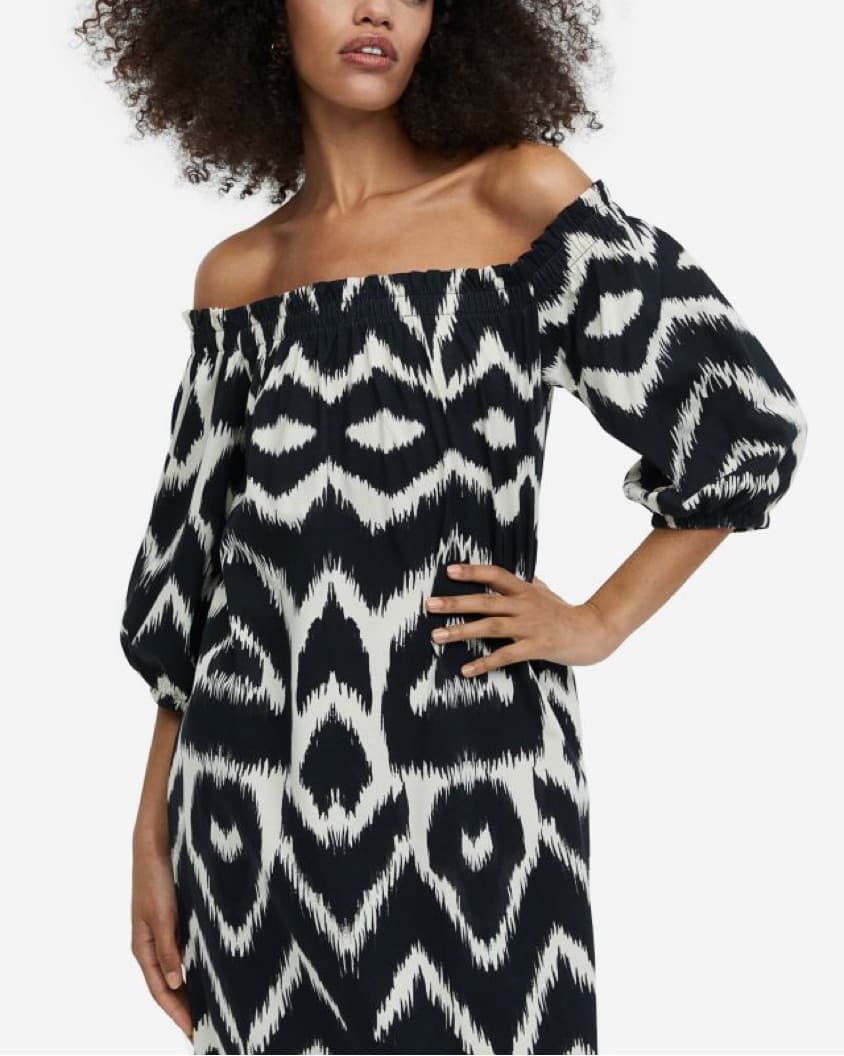 Ikat Off-Shoulder Dress - Image 2