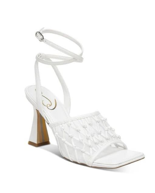 Sam Edelman Candace Ankle Heel White  - Image 1