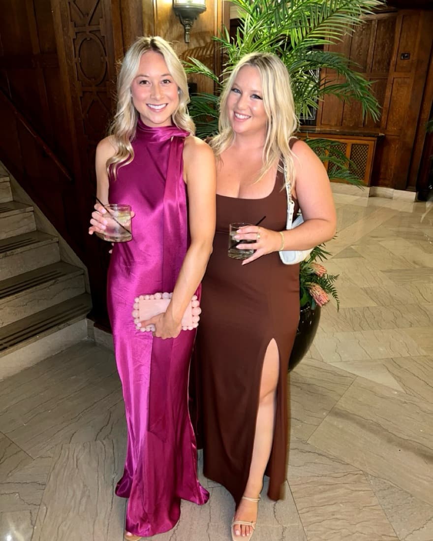 BCBG Pink Gown  - Image 1