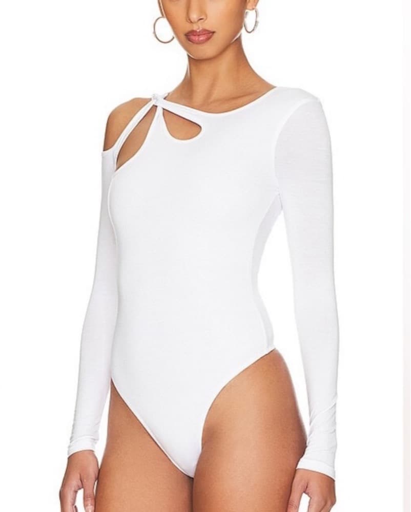 Revolve Long Sleeve Cut-Out Bodysuit - Image 2