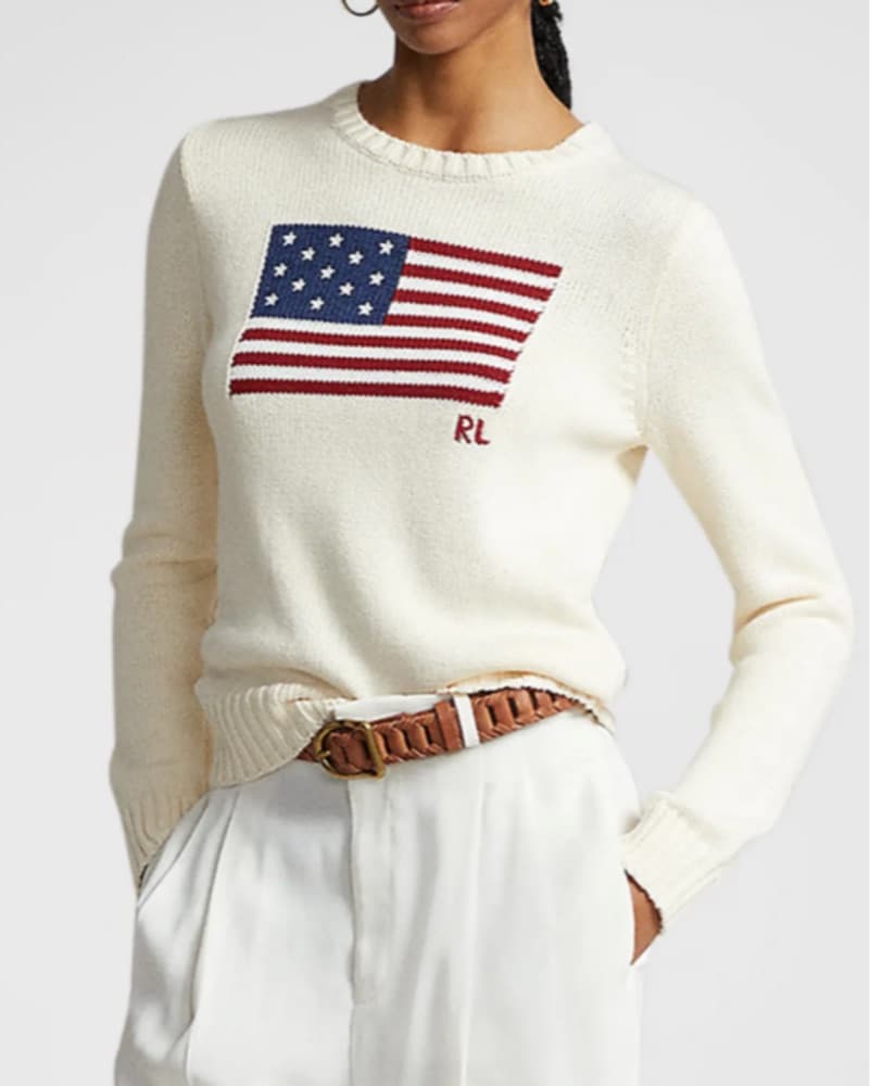 Polo Ralph Lauren Flag Crewneck Sweater  - Image 2