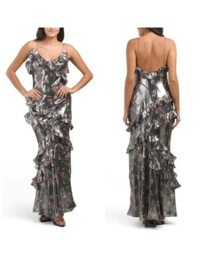 Captivating Floral Maxi Dress - Image 4