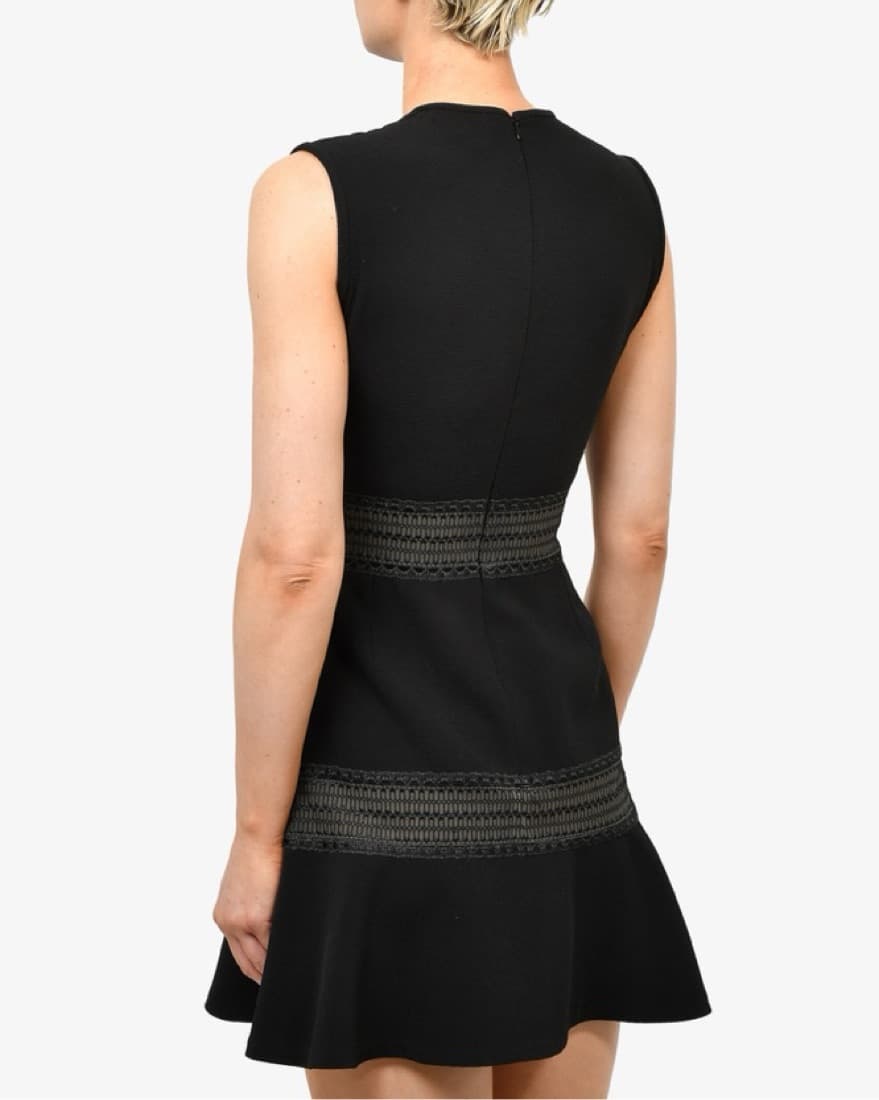 Sandro Black Mini Dress - Image 4