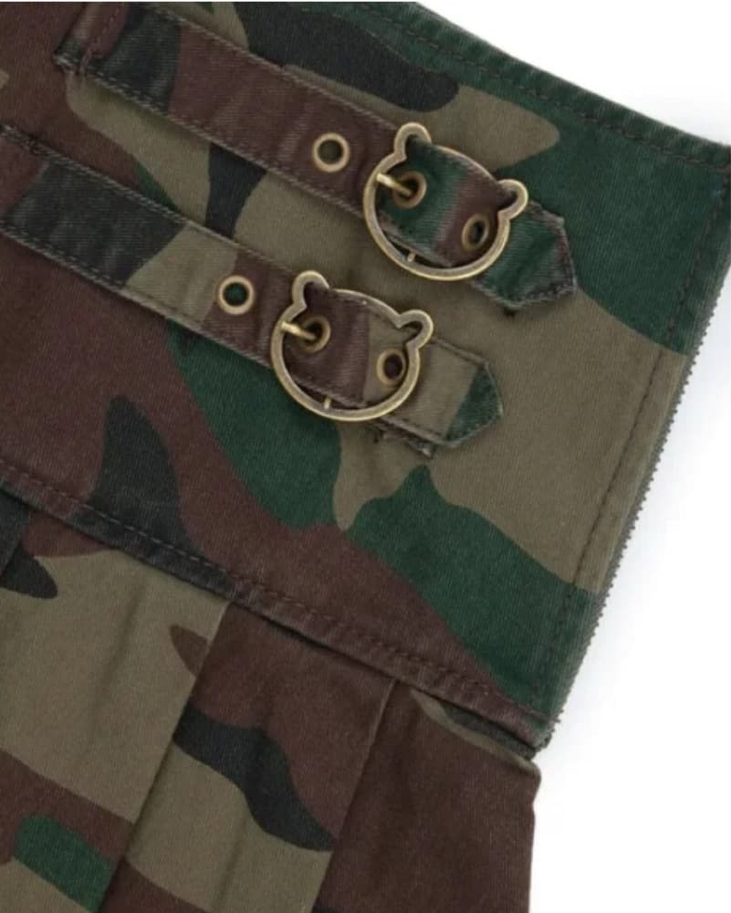 Teddy Fresh Mini Camo Skirt - Image 3