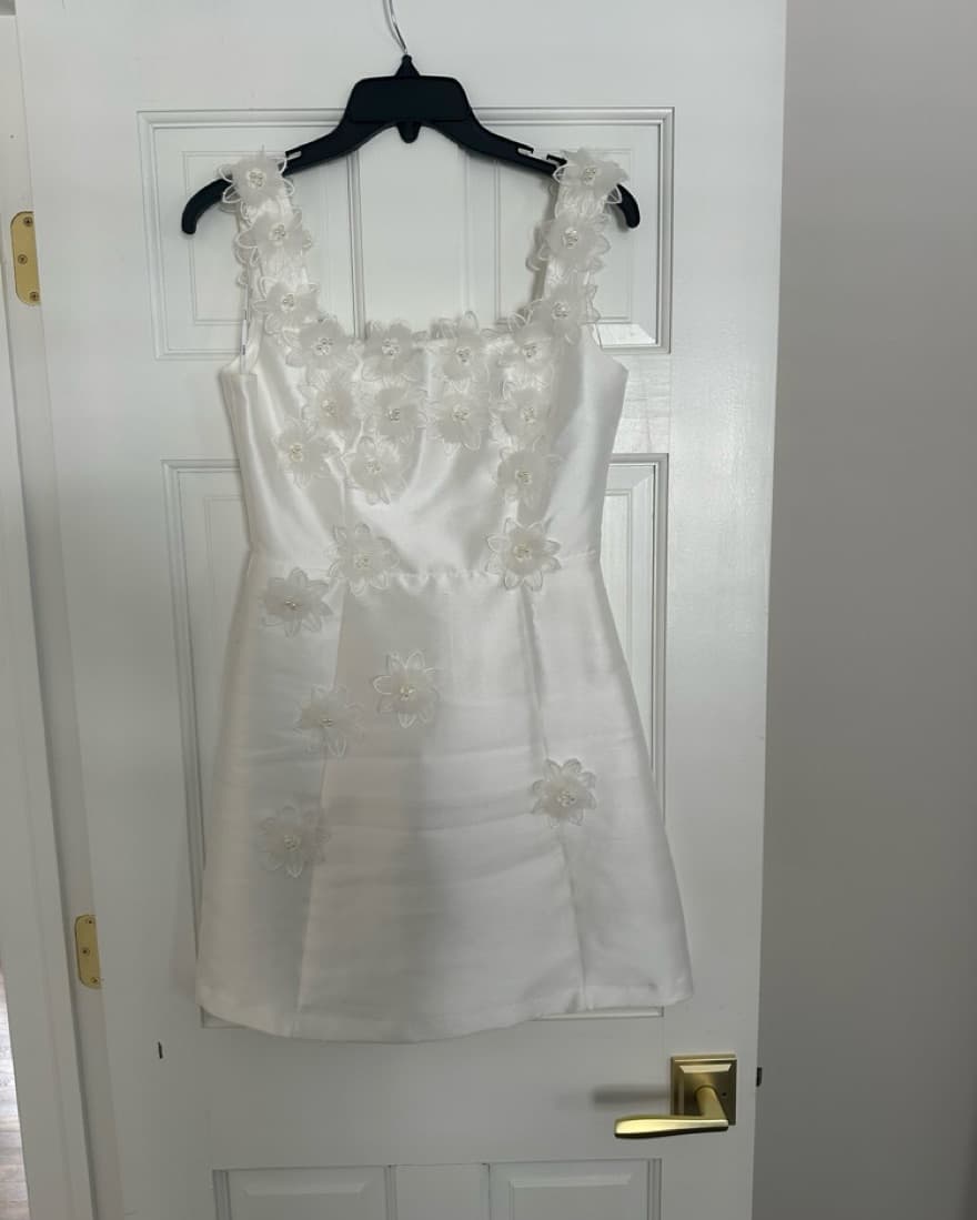 ELLIATT Elder Floral Aplique Mini Dress - Image 5