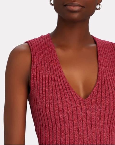 Ronny Kobo Vesper Rib Knit Pink Dress - Image 6