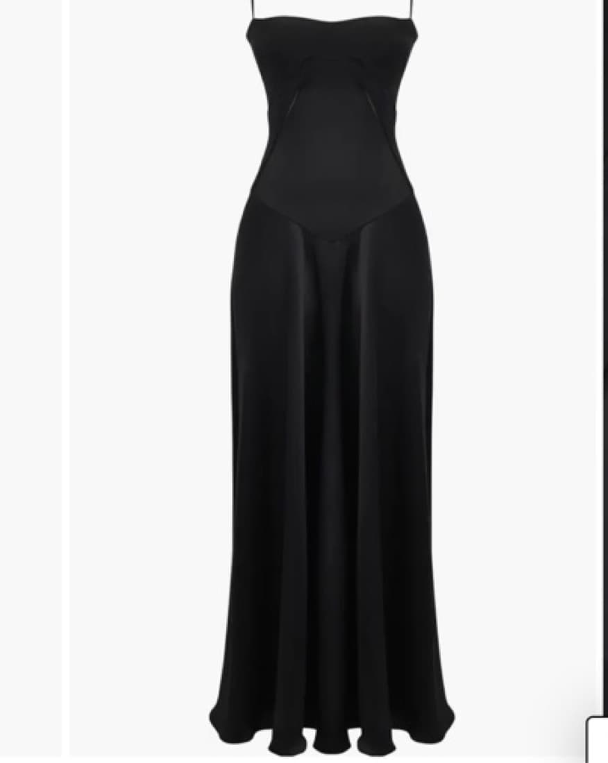 House Of CB Anabella Black Maxi Dress - Image 3