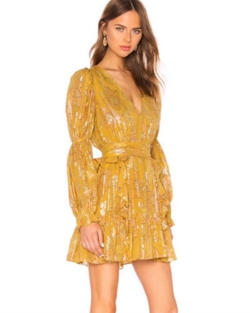 Ulla Johnson Ursa Dress Citrine 4 - Image 4