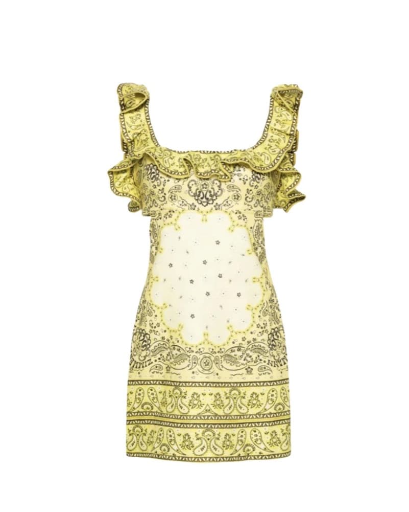 Yellow Bandana Zimmermann Dress - Image 1
