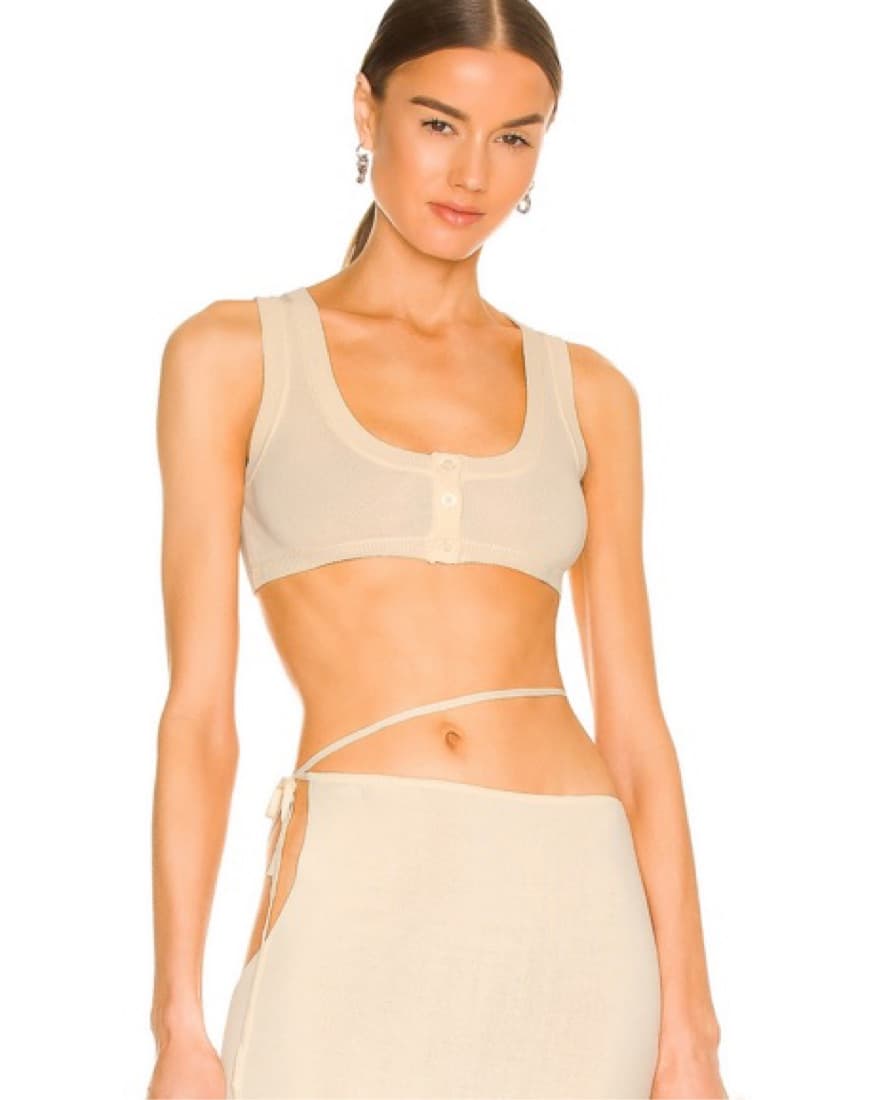 Aya Muse Esmeralda Top in Butter Cream - Image 2