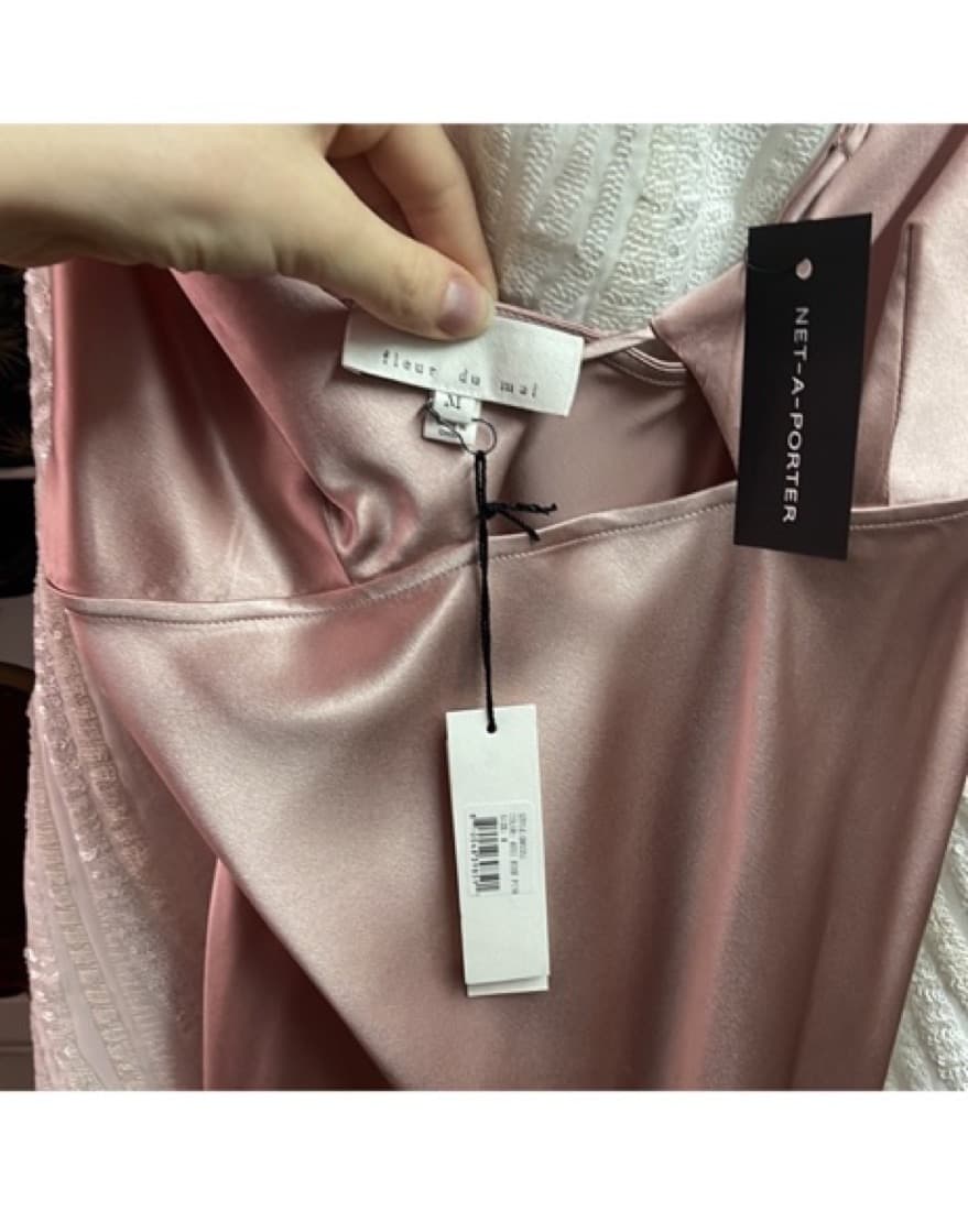 Fleur de Mal Silk Pink Dress - Image 4
