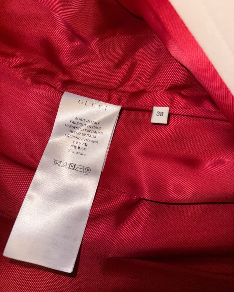 Gucci Red Coat with Embellishments - Image 6